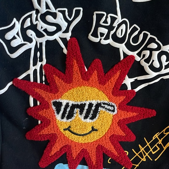 First Row XL Graffiti style Patchwork Shorts - Picture 2 of 5